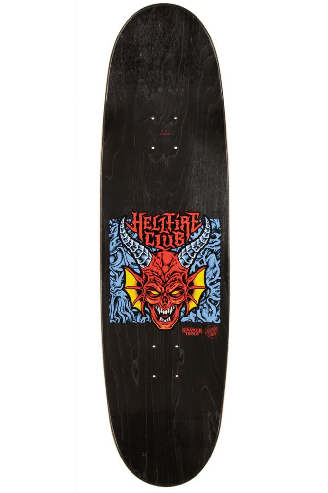Santa Cruz X Stranger Things Hellfire Club Flames Deck