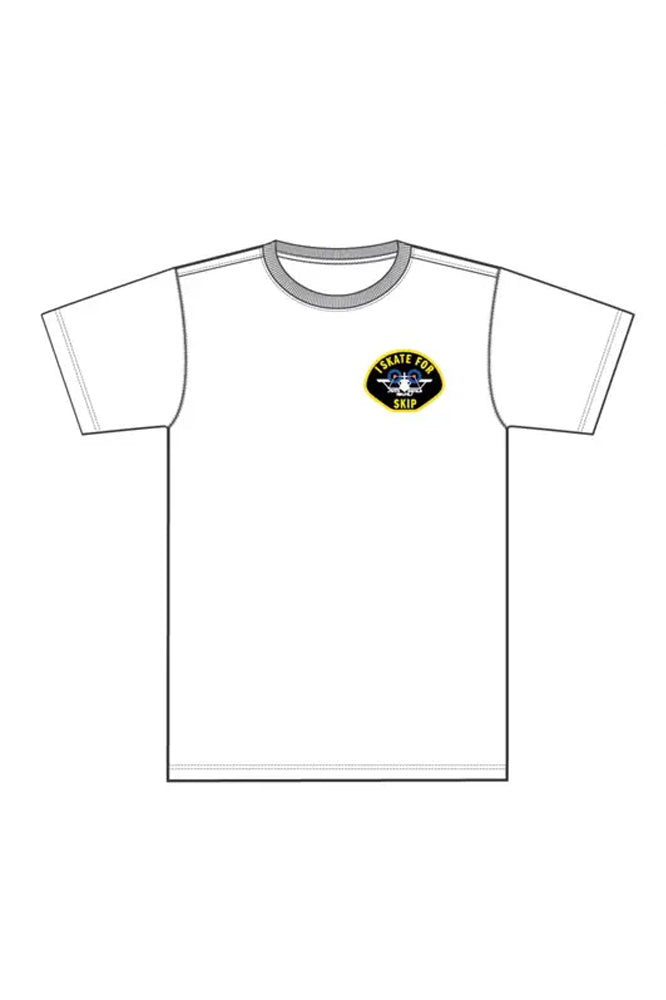Sidewalk T-Shirt I Skate For Skip White