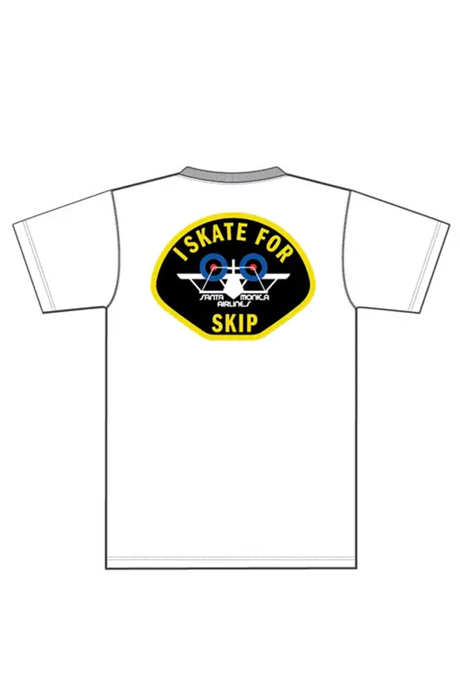 Sidewalk T-Shirt I Skate For Skip White