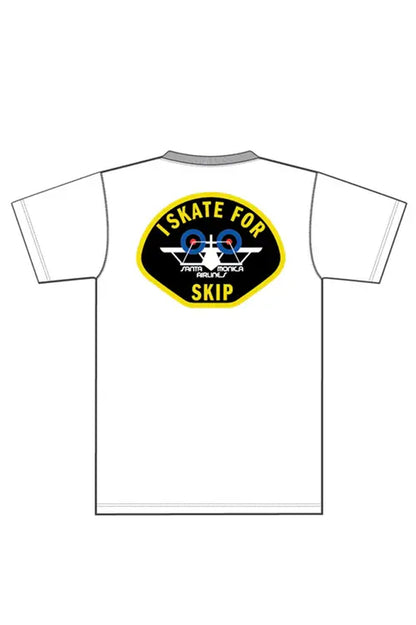 Sidewalk T-Shirt I Skate For Skip White