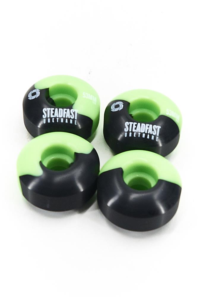 Steadfast Wheels 50-50 Black Green 100A
