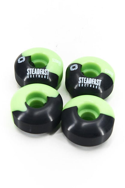 Steadfast Wheels 50-50 Black Green 100A