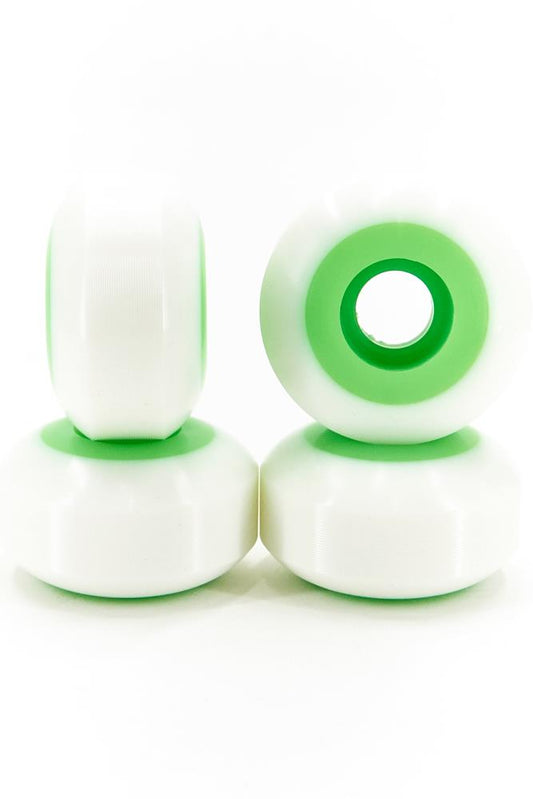 Steadfast Wheels Two Tone White Green 100A