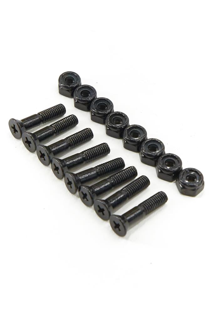 Blank Bolts Kreuz Set Black