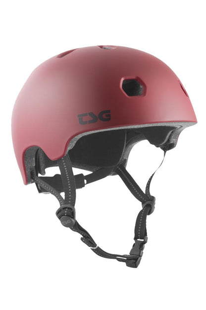 TSG Helmet Meta Solid Colors Satin Oxblood