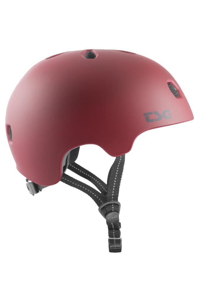 TSG Helmet Meta Solid Colors Satin Oxblood
