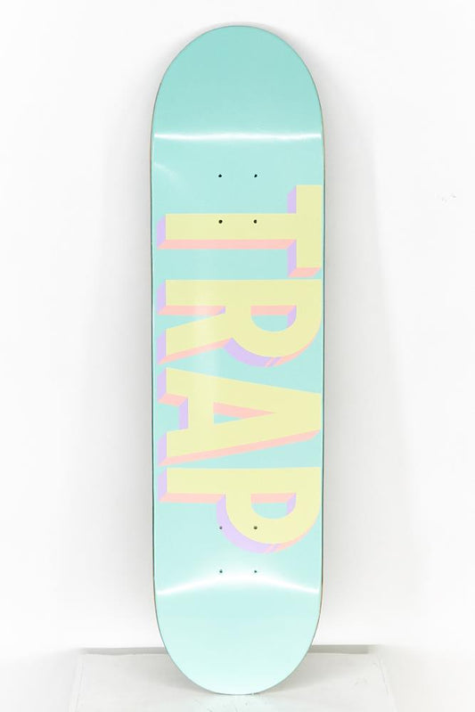 Trap Block Logo Deck Turquoise