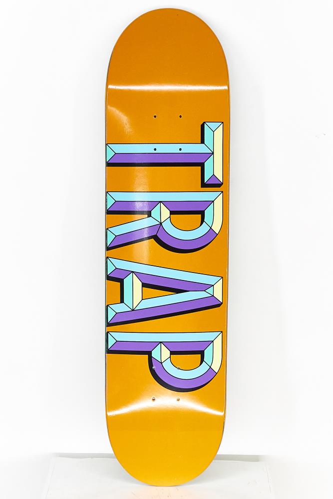 Trap Iron Logo Deck Orange