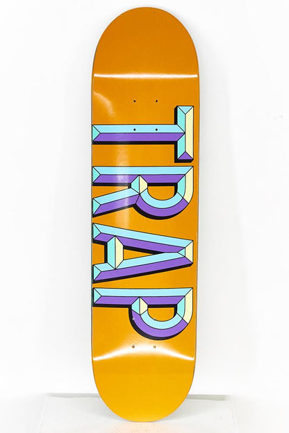 Trap Iron Logo Deck Orange