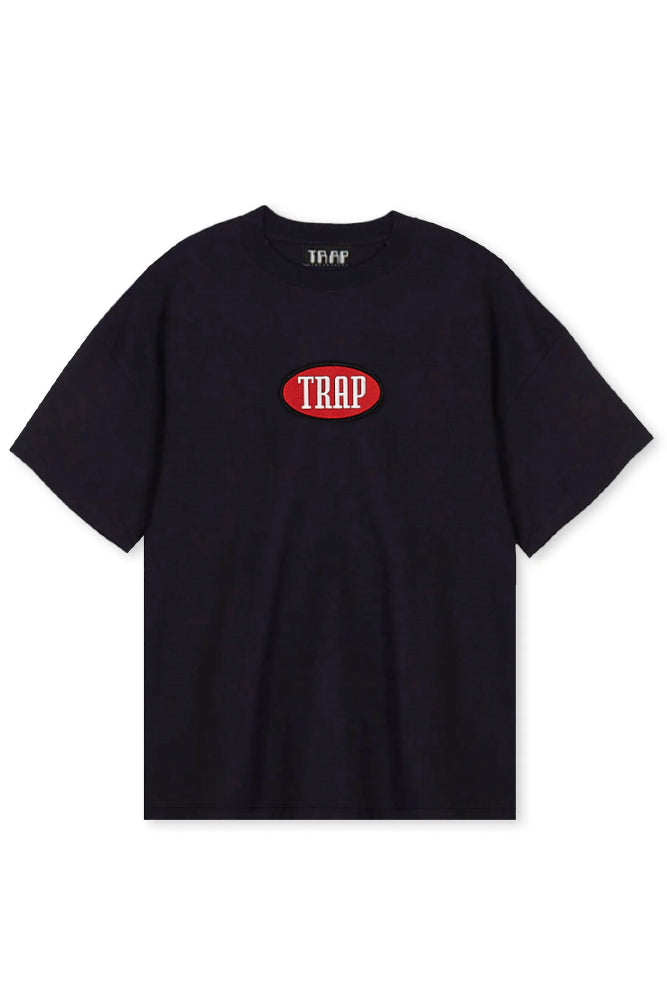 Trap Payday Embroidered Oversized Tee Black
