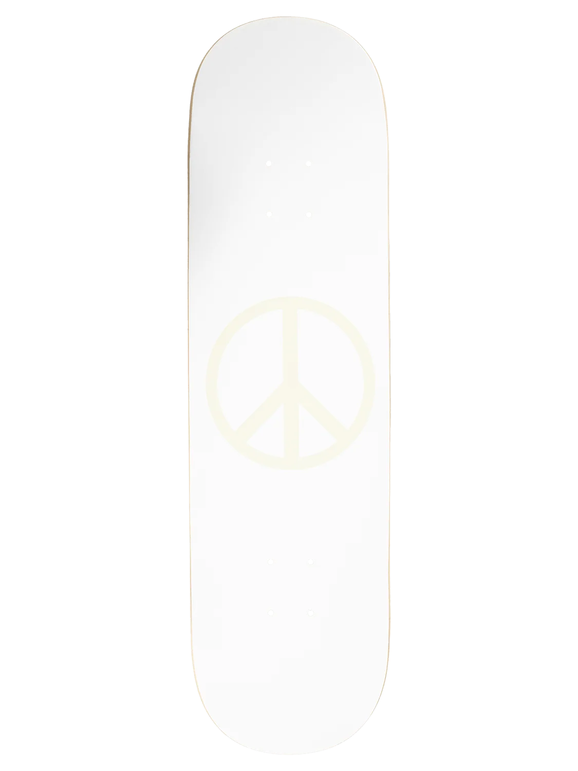 Violet GLOW IN THE DARK PEACE DECK White 8.25"