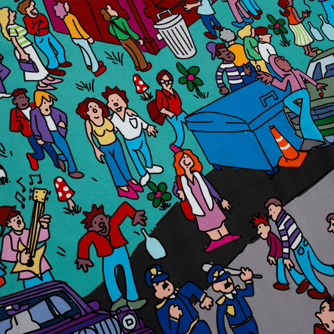 VIOLET "Where's Kader" All-Over T-Shirt
