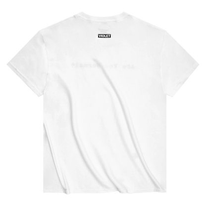 VIOLET "Are You Normal?" T-Shirt White