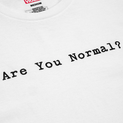 VIOLET "Are You Normal?" T-Shirt White