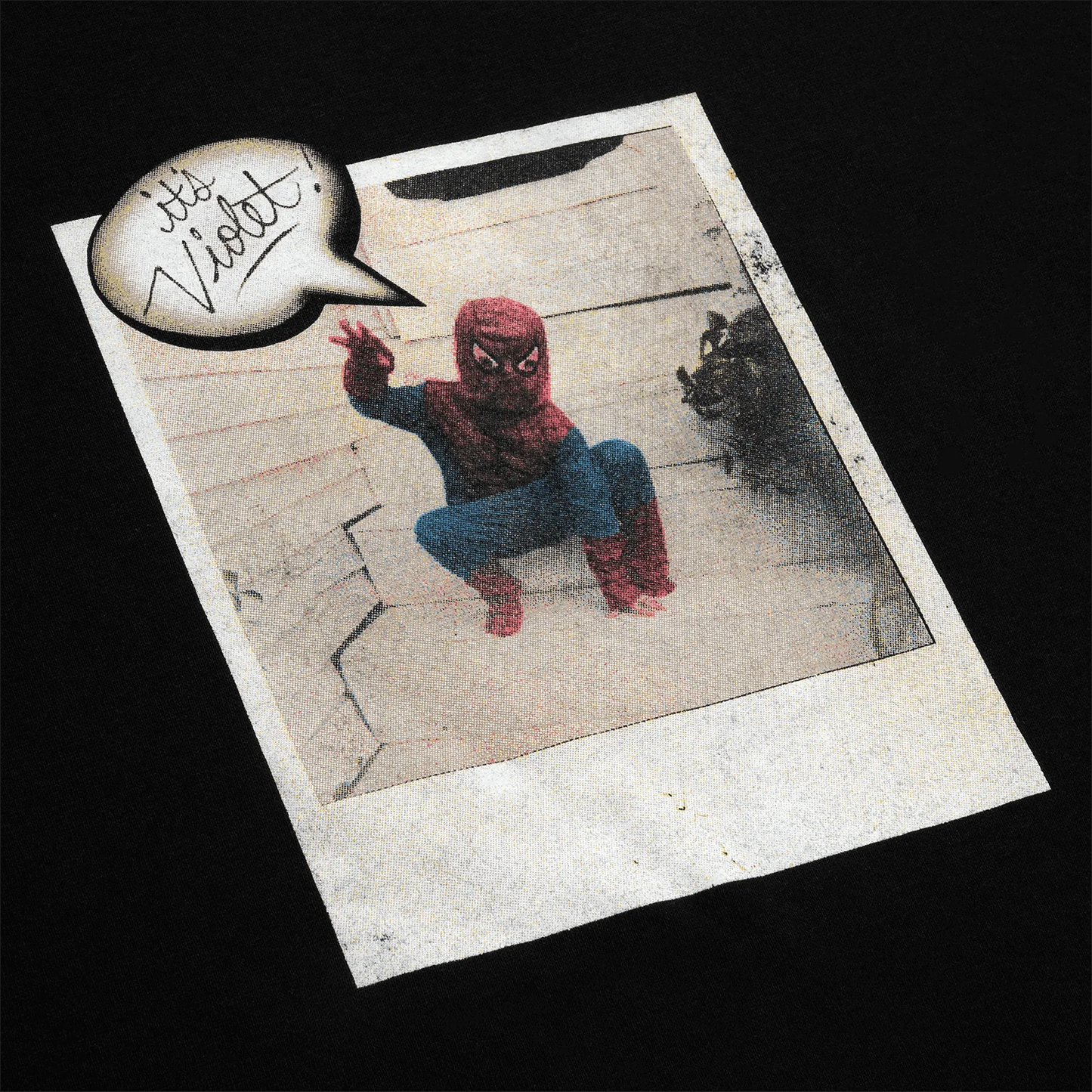 VIOLET "Spiderman Polaroid" T-Shirt