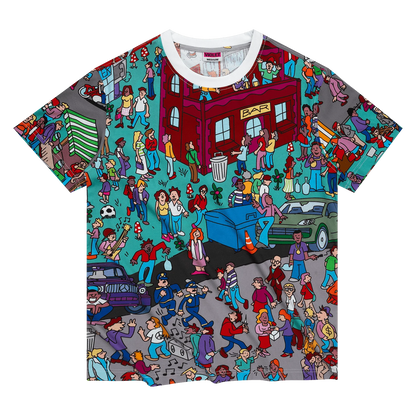 VIOLET "Where's Kader" All-Over T-Shirt
