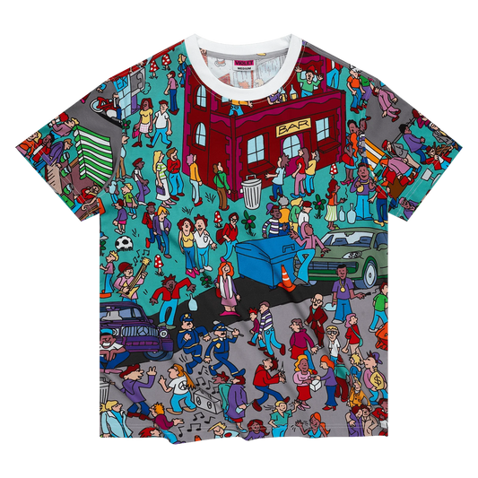 VIOLET "Where's Kader" All-Over T-Shirt