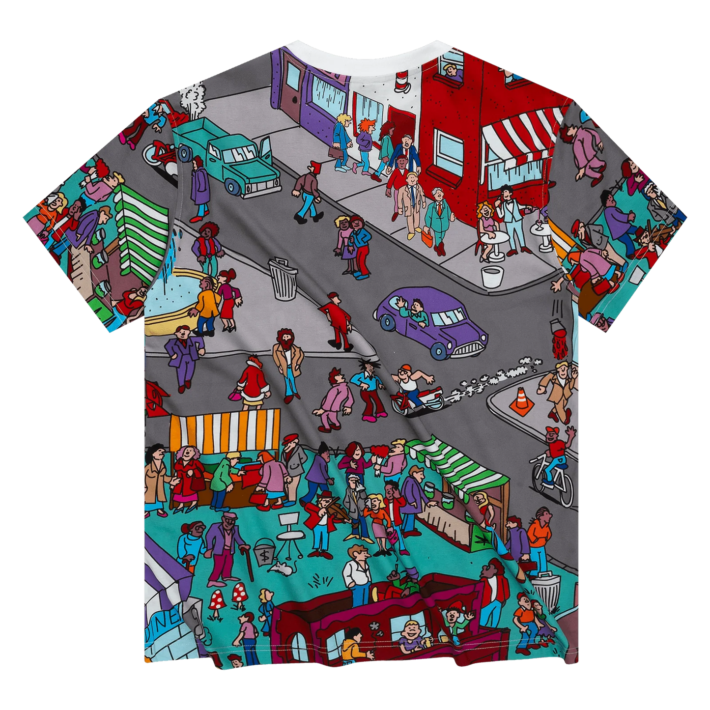 VIOLET "Where's Kader" All-Over T-Shirt