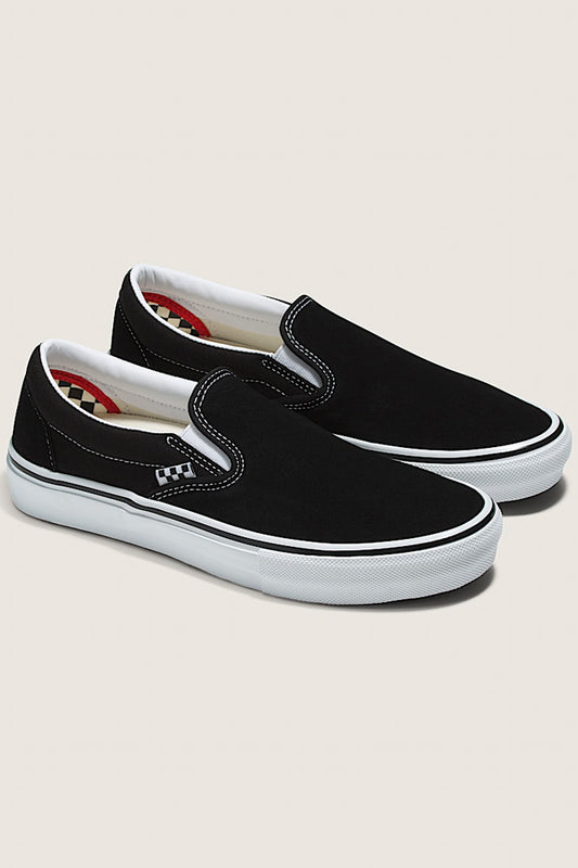 Vans Skate Slip On Black White