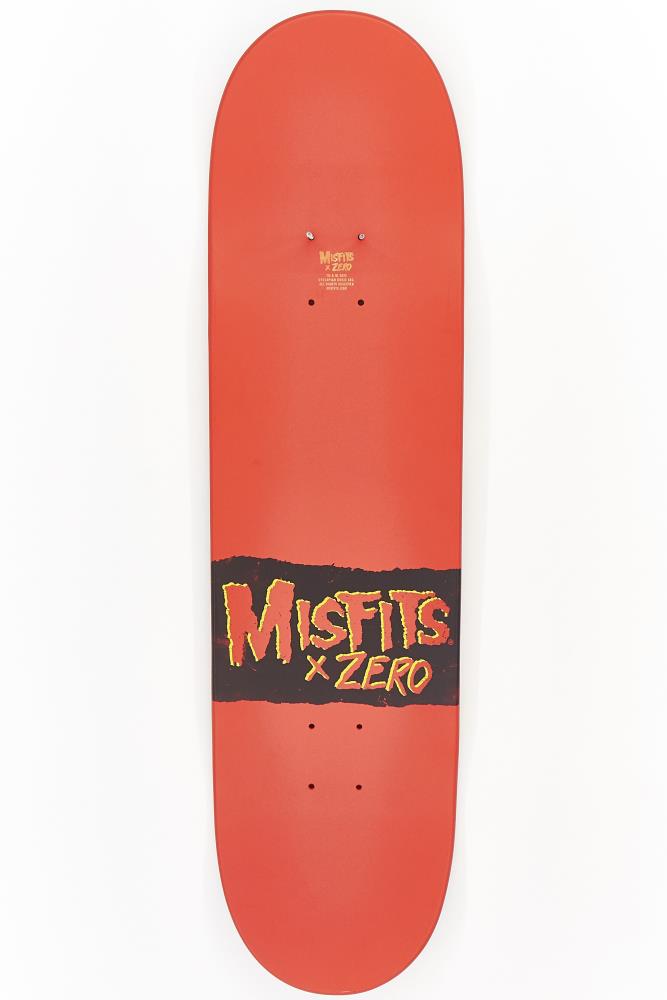Zero X Misfits Bullet Deck Red Zero X Misfits Bullet Deck Red 8.3"