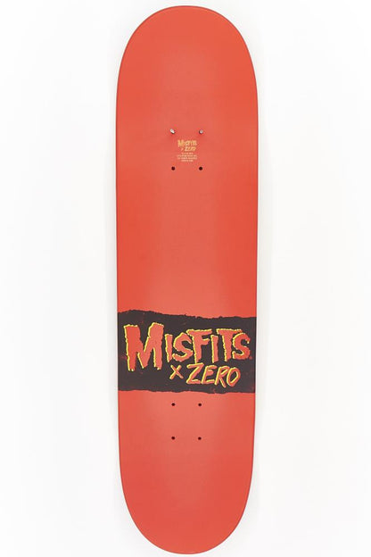 Zero X Misfits Bullet Deck Red Zero X Misfits Bullet Deck Red 8.3"