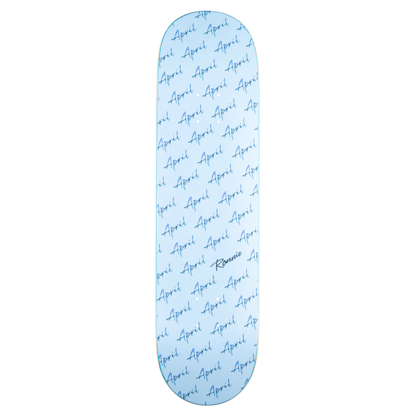 April Skateboards Ronnie Kessner Script Logo Deck 8.5"