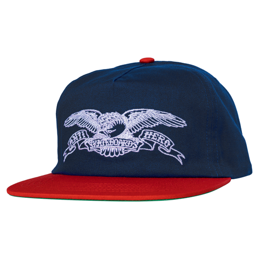 Anti Hero Basic Eagle Snapback Navy/Red