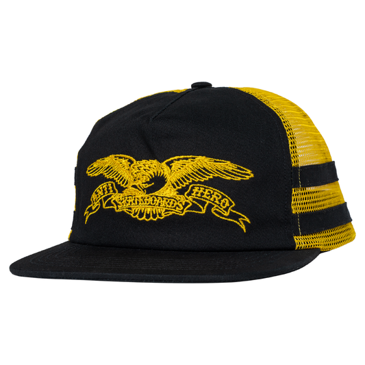 Anti Hero Basic Eagle Trucker Snapback Black/Yellow