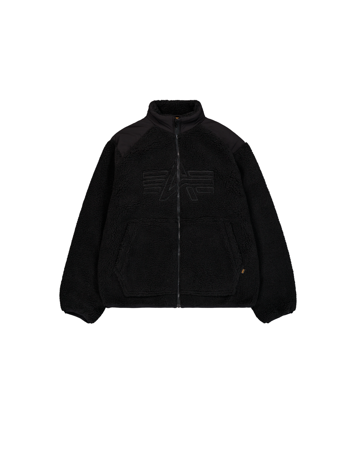 Alpha Industries Sherpa Logo Jacket Black/Black
