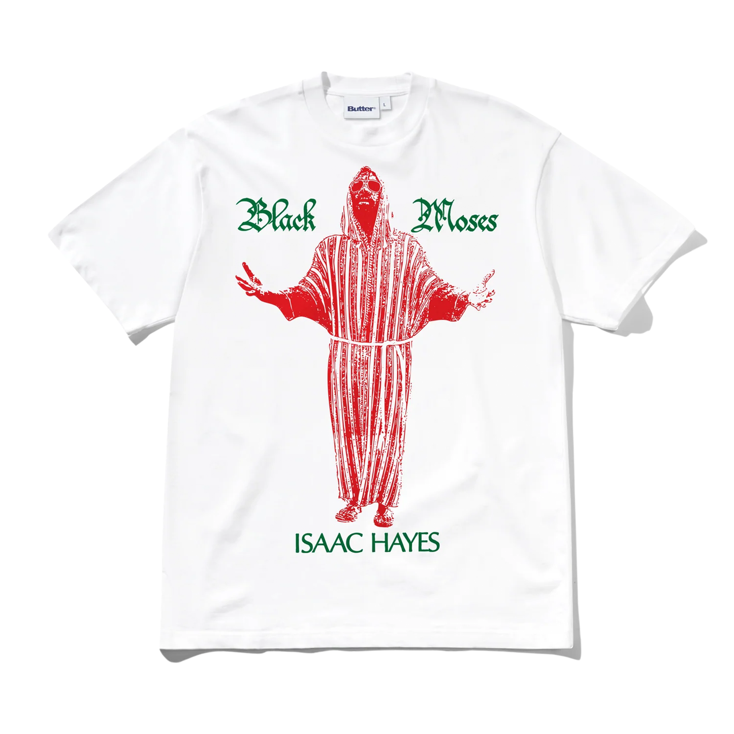 Butter Goods Black Moses Tee White