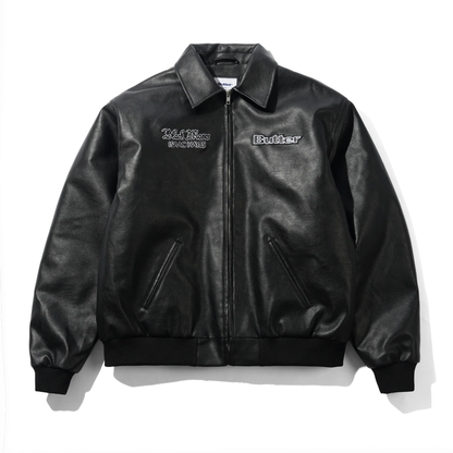 Butter Goods Isaac Hayes Bomber Jacket Black