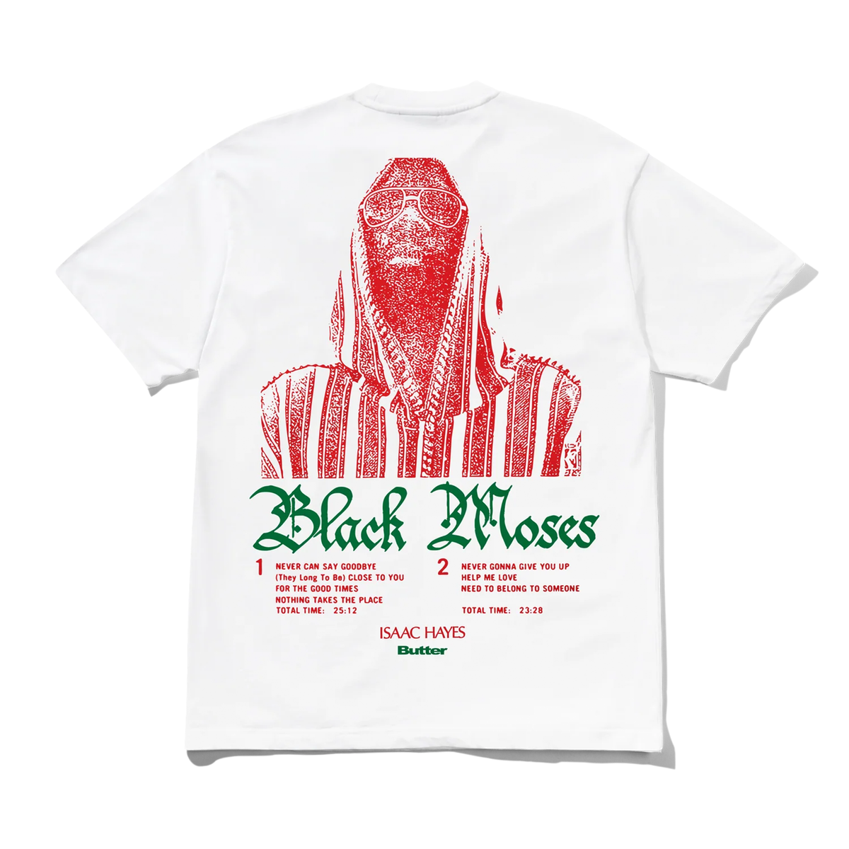 Butter Goods Black Moses Tee White