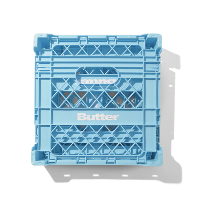Butter Goods Collapsable Record Crate Sky Blue