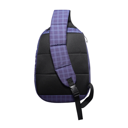 Butter Goods Express Shoulder Bag Navy Plaid