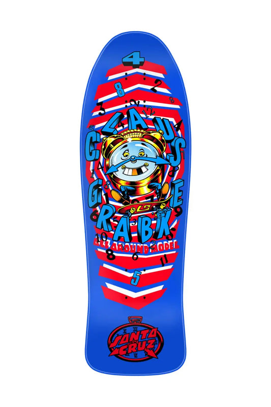 Santa Cruz Grabke All Around Reissue Deck Blue Red