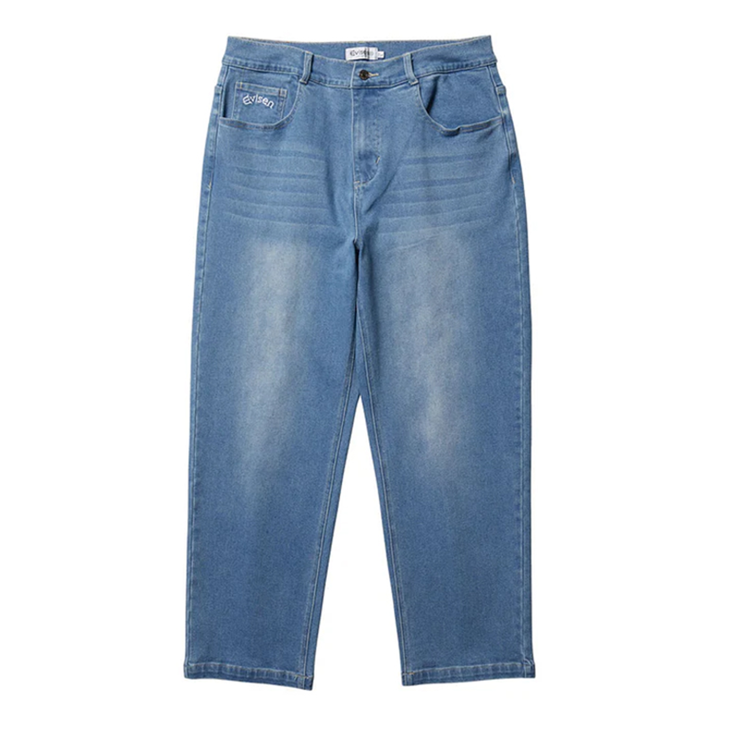 Evisen Eye Fire Jeans Blue