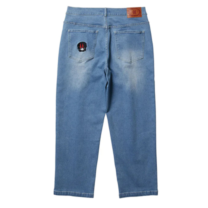 Evisen Eye Fire Jeans Blue