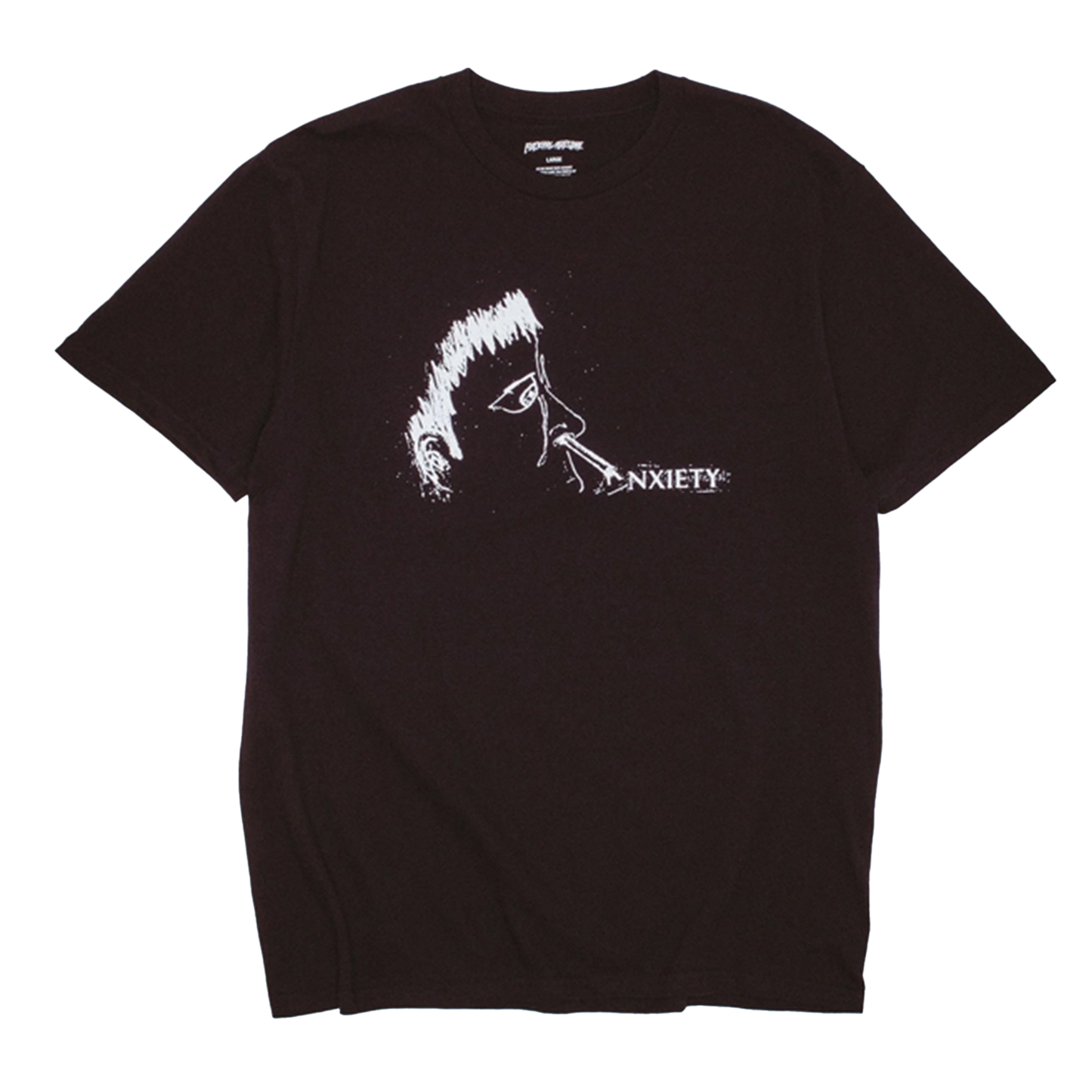 Fucking Awesome Anxiety Tee Black