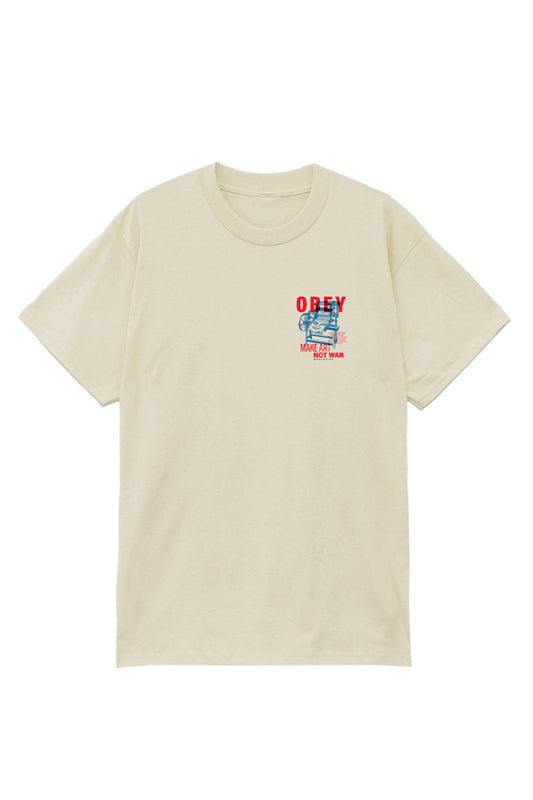 Obey Printing Press Make Art Tee - Cream