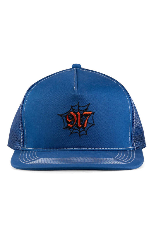 CALL ME 917 WebTrucker Hat Blue