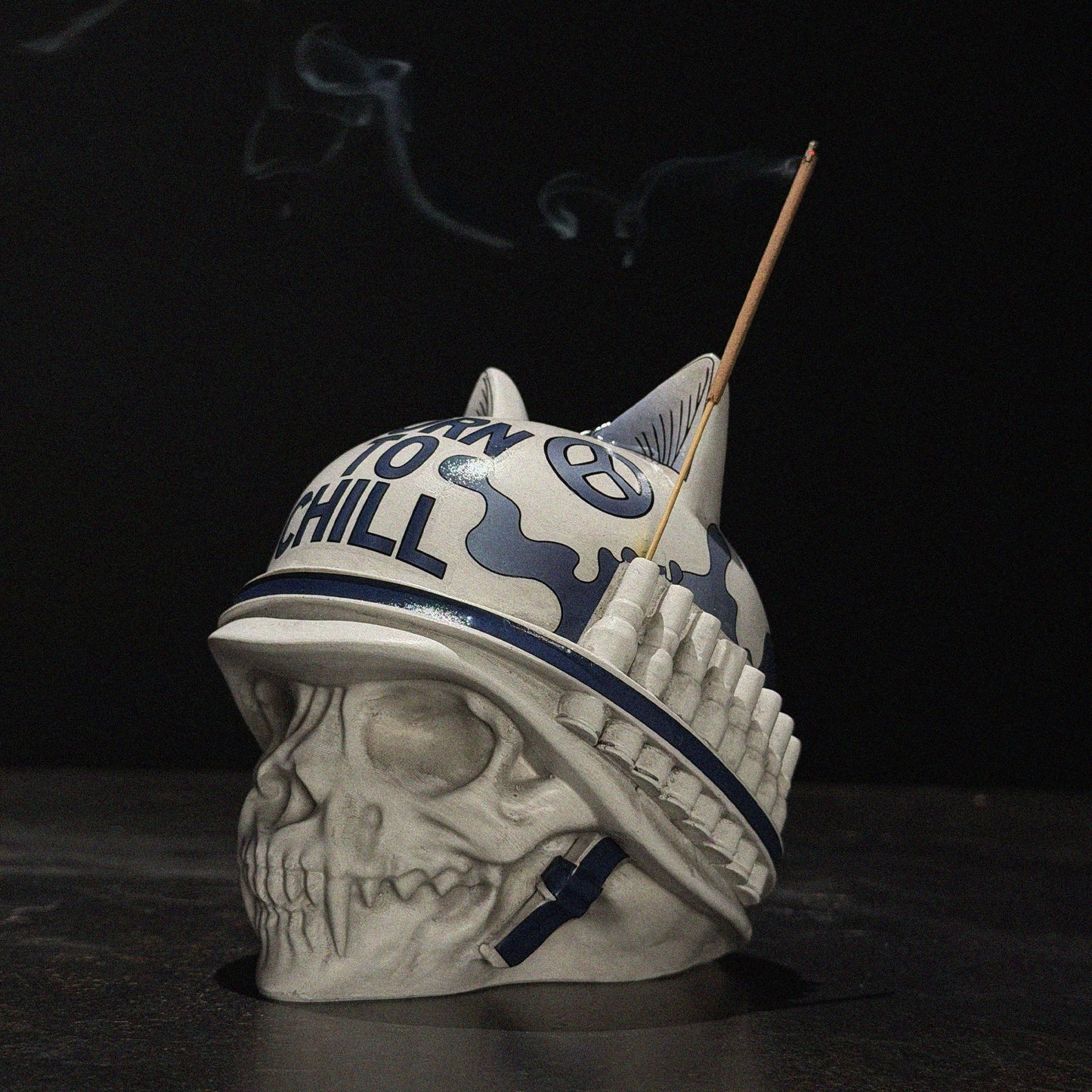 RIPNDIP Born To Chill Ceramic Incense Holder (Indigo)