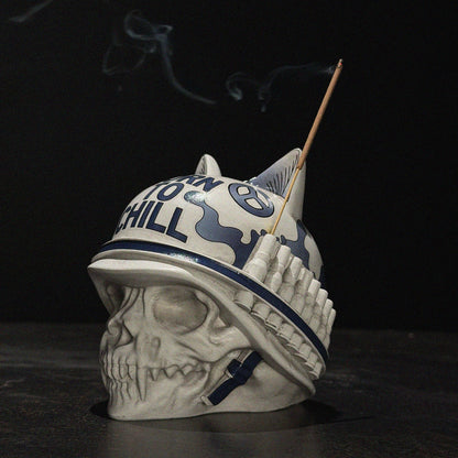RIPNDIP Born To Chill Ceramic Incense Holder (Indigo)