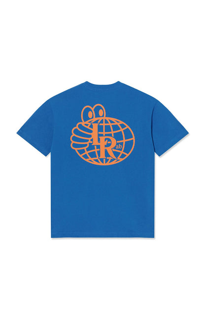 Last Resort AB Atlas Monogram Tee - Royal Blue Sunset Orange
