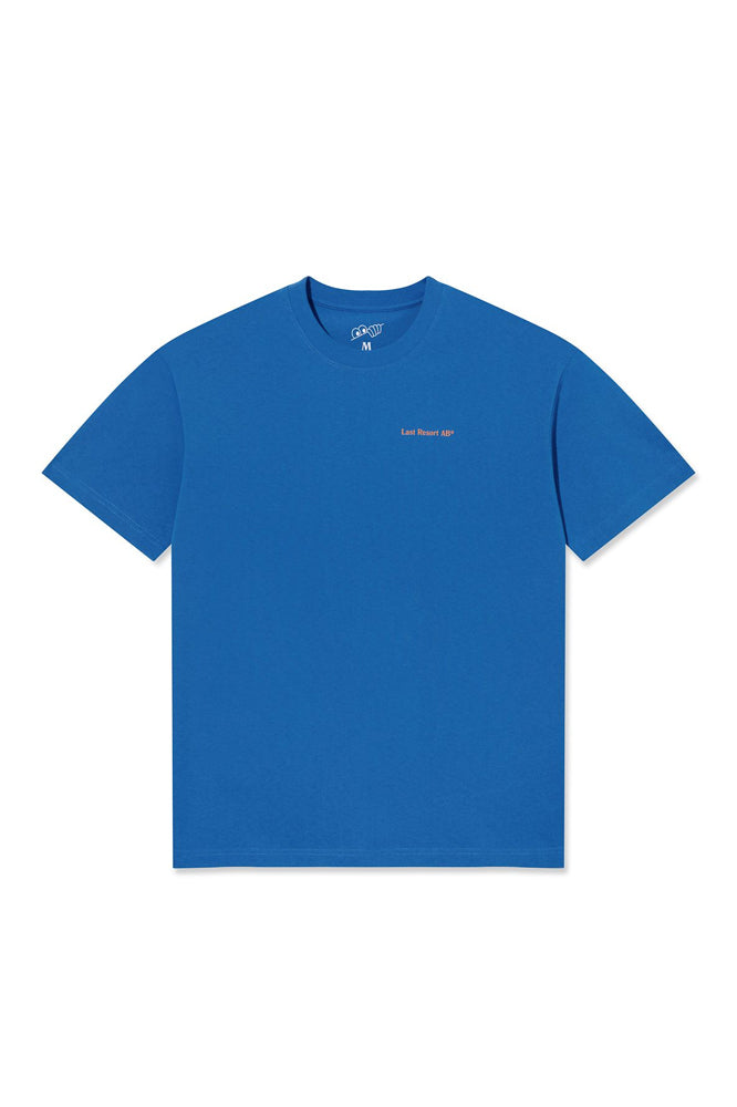 Last Resort AB Atlas Monogram Tee - Royal Blue Sunset Orange