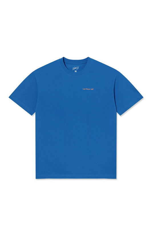 Last Resort AB Atlas Monogram Tee - Royal Blue Sunset Orange