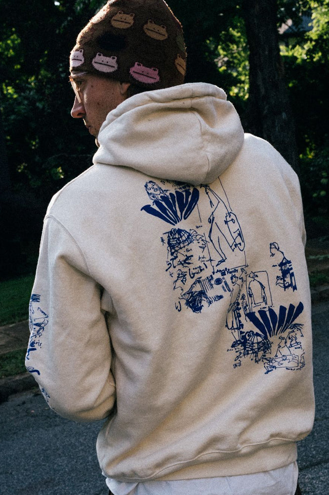 Last Resort AB Tour Hoodie Natural White