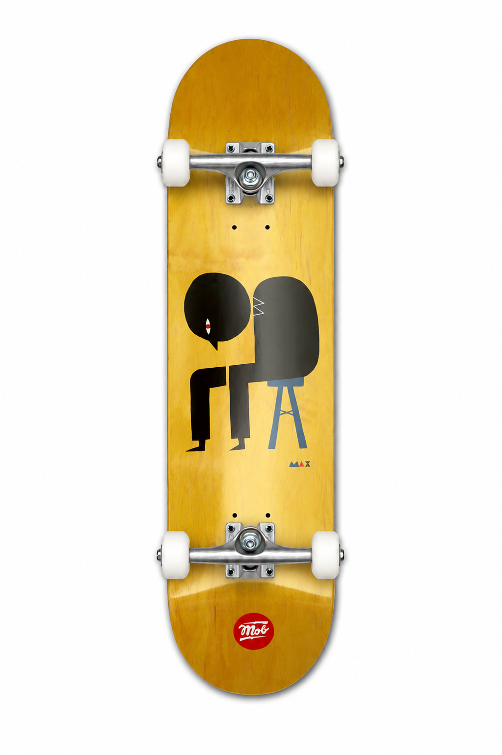 Mob Skateboards Building People Complete mit Polster-Trucks und MOB Wheels 53mm 99A