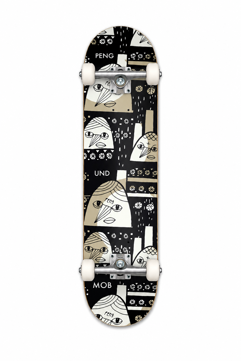 Mob Skateboards Wesen Complete mit Polster-Trucks und MOB Wheels 53mm 99A