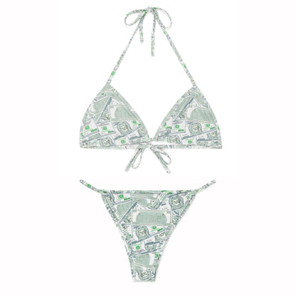 RIPNDIP Moneybag 2pc Bikini Set (Olive)