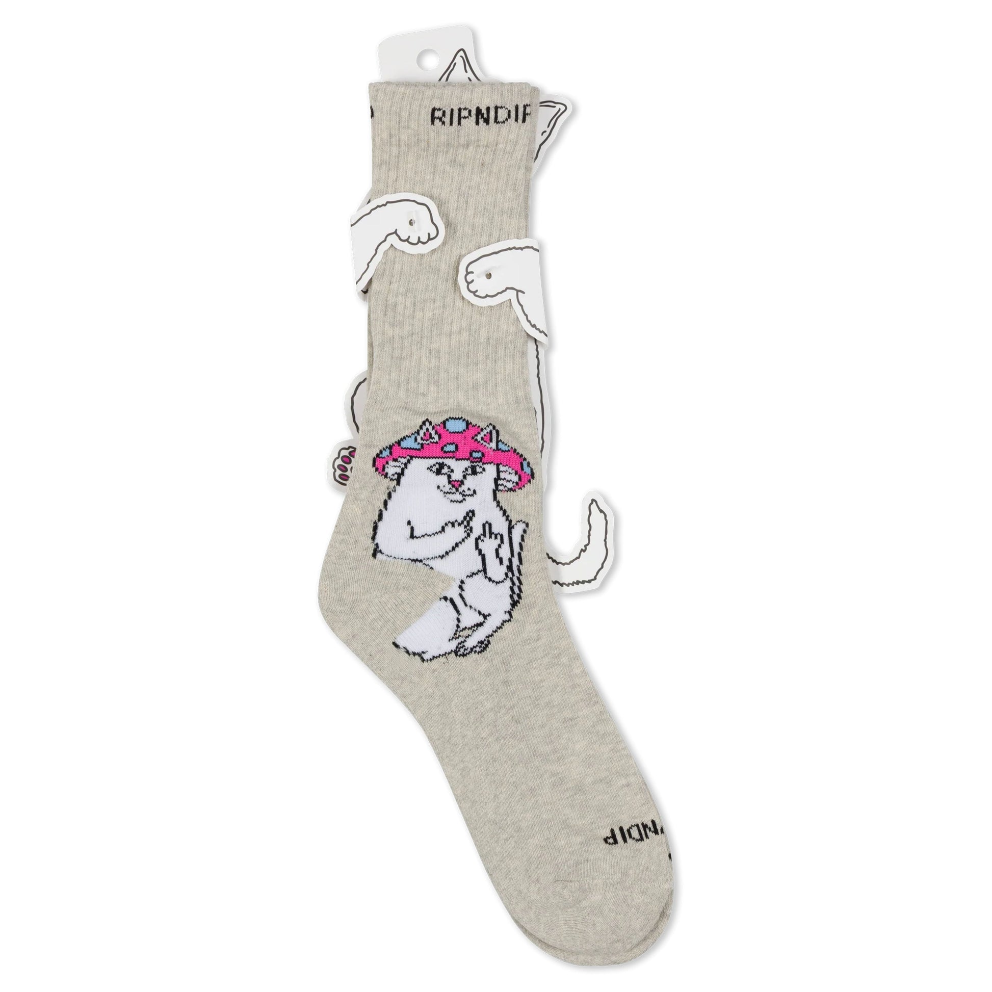 RIPNDIP Lord Mushy Socks (Grey)